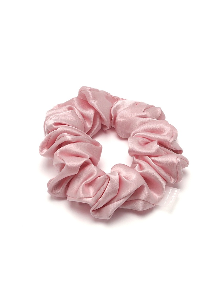 JGS-021 Jedwabna gumka do w�os�w scrunchie jasnor�owa